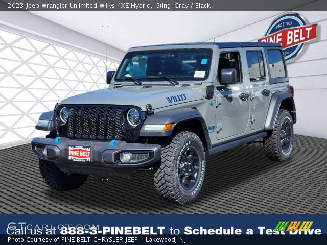 2023 Jeep Wrangler Unlimited Willys 4XE Hybrid in Sting-Gray