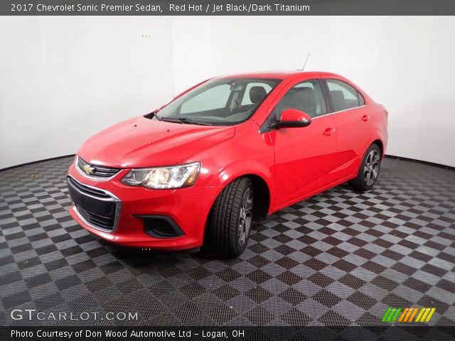 2017 Chevrolet Sonic Premier Sedan in Red Hot