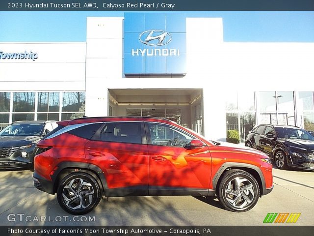 2023 Hyundai Tucson SEL AWD in Calypso Red Pearl