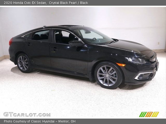 2020 Honda Civic EX Sedan in Crystal Black Pearl