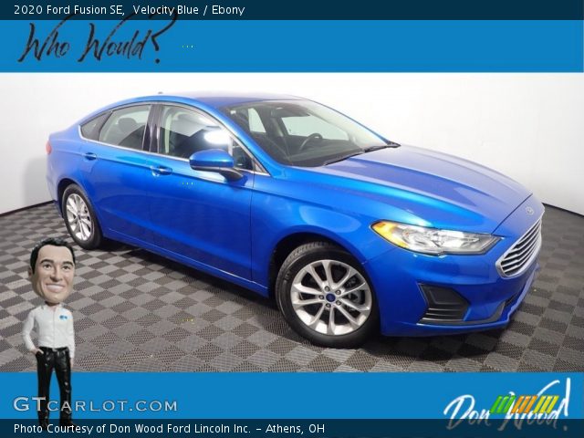 2020 Ford Fusion SE in Velocity Blue