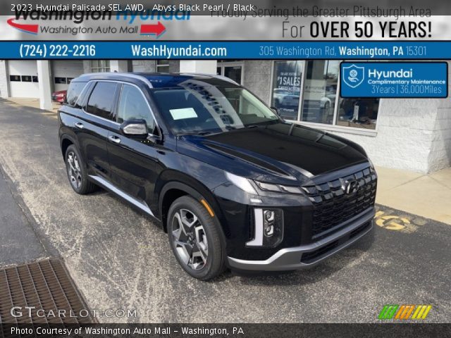 2023 Hyundai Palisade SEL AWD in Abyss Black Pearl