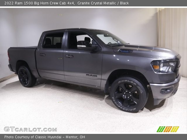 2022 Ram 1500 Big Horn Crew Cab 4x4 in Granite Crystal Metallic