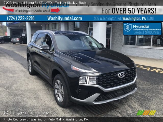 2023 Hyundai Santa Fe SEL AWD in Twilight Black
