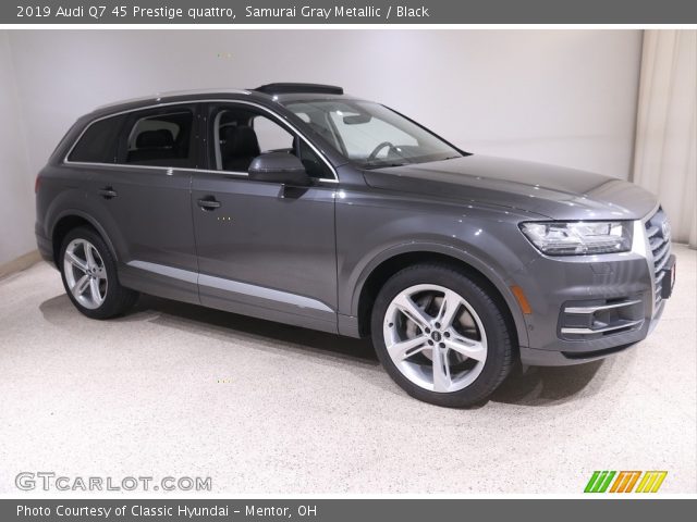 2019 Audi Q7 45 Prestige quattro in Samurai Gray Metallic