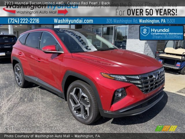 2023 Hyundai Tucson Limited AWD in Calypso Red Pearl