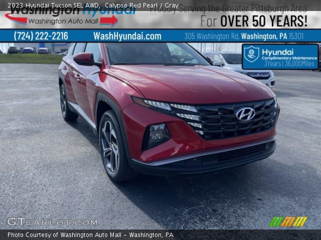 2023 Hyundai Tucson SEL AWD in Calypso Red Pearl