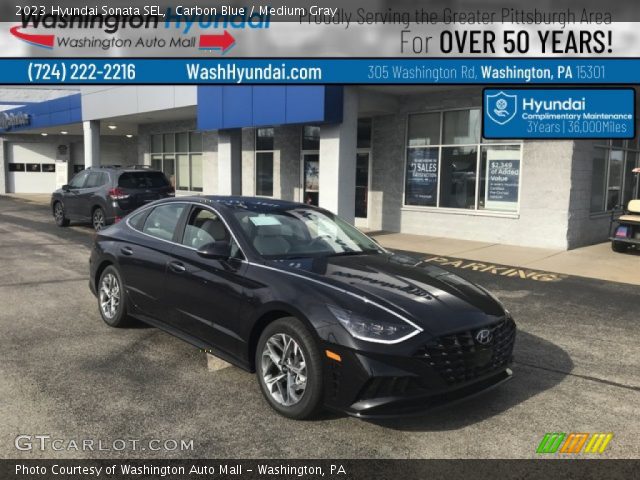 2023 Hyundai Sonata SEL in Carbon Blue
