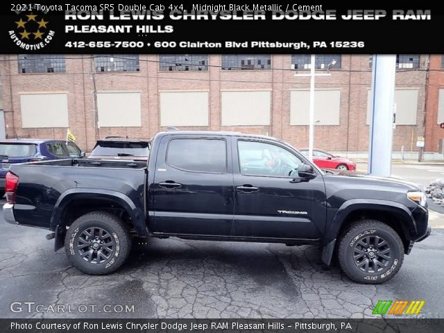 2021 Toyota Tacoma SR5 Double Cab 4x4 in Midnight Black Metallic