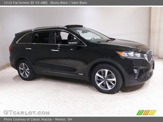 2019 Kia Sorento EX V6 AWD in Ebony Black