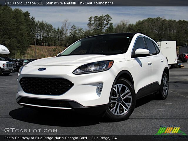 2020 Ford Escape SEL in Star White Metallic Tri-Coat