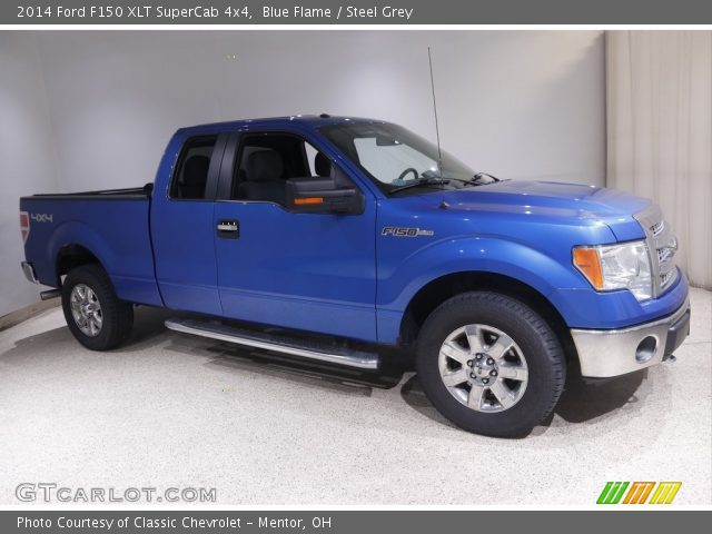 2014 Ford F150 XLT SuperCab 4x4 in Blue Flame