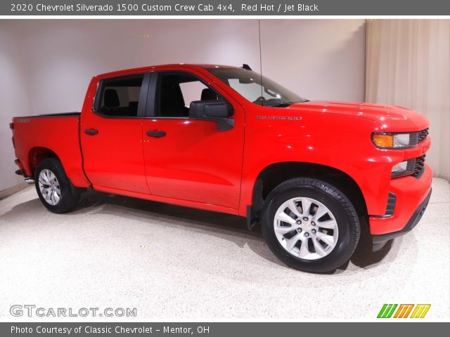 2020 Chevrolet Silverado 1500 Custom Crew Cab 4x4 in Red Hot