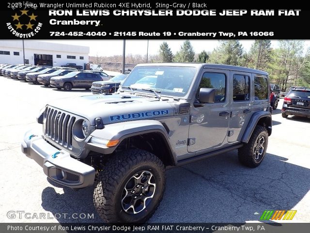 2023 Jeep Wrangler Unlimited Rubicon 4XE Hybrid in Sting-Gray