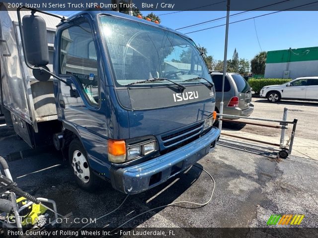 2005 Isuzu N Series Truck NPR Dump Truck in Blue