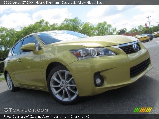 2011 Lexus CT 200h Hybrid Premium in Daybreak Yellow Mica