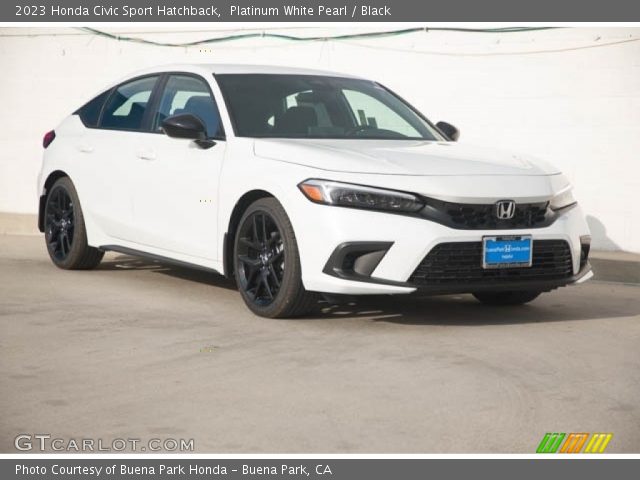 2023 Honda Civic Sport Hatchback in Platinum White Pearl