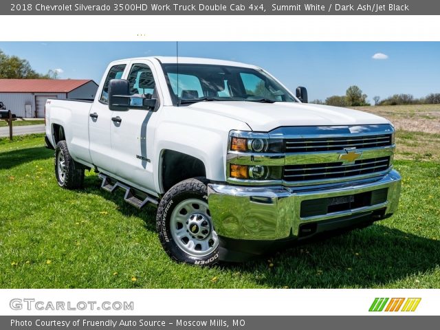 2018 Chevrolet Silverado 3500HD Work Truck Double Cab 4x4 in Summit White
