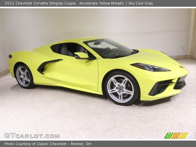 2023 Chevrolet Corvette Stingray Coupe in Accelerate Yellow Metallic