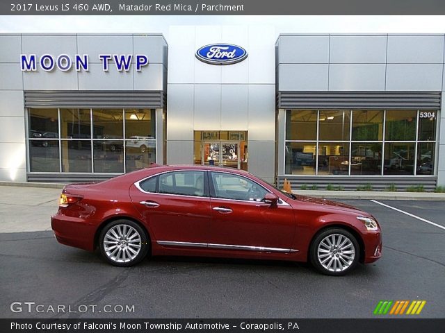 2017 Lexus LS 460 AWD in Matador Red Mica