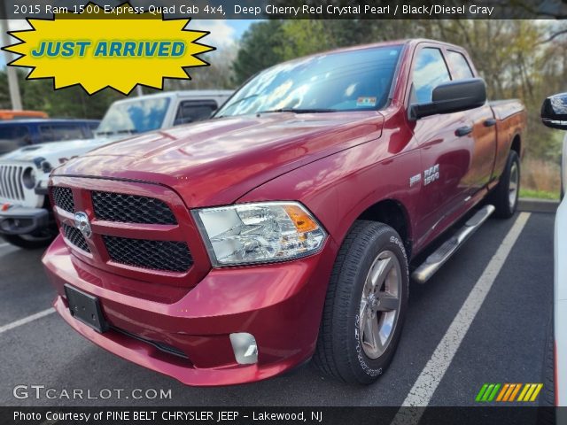 2015 Ram 1500 Express Quad Cab 4x4 in Deep Cherry Red Crystal Pearl