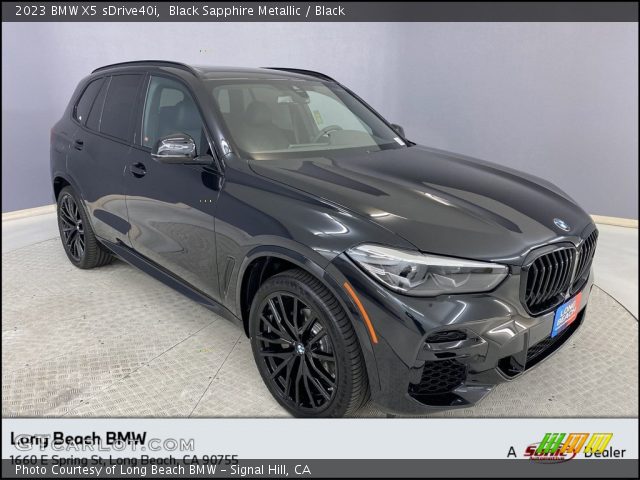 2023 BMW X5 sDrive40i in Black Sapphire Metallic