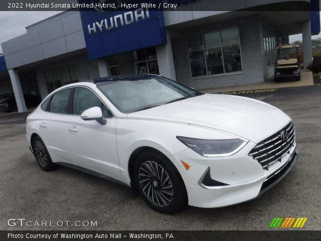 2022 Hyundai Sonata Limited Hybrid in Hyper White