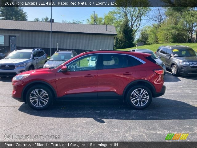 2020 Ford Escape SEL 4WD in Rapid Red Metallic