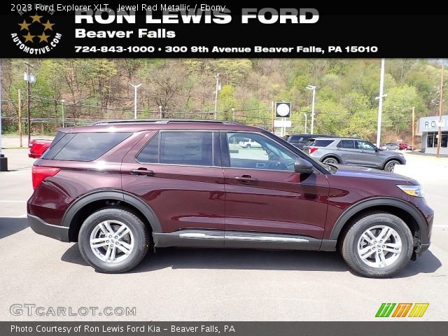 2023 Ford Explorer XLT in Jewel Red Metallic