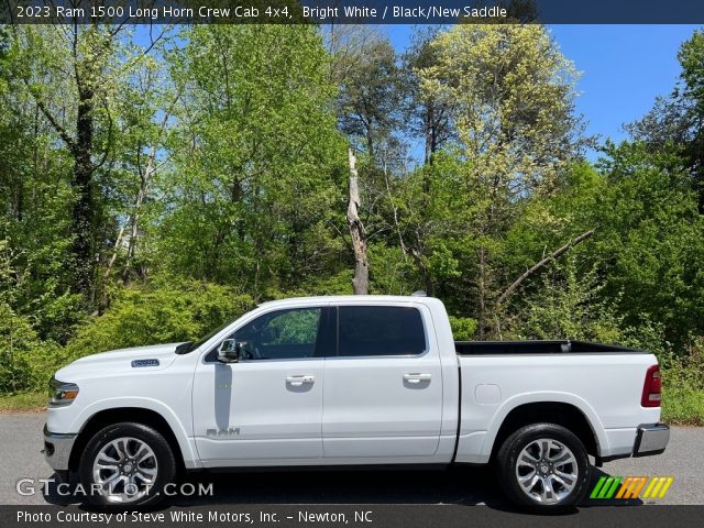 2023 Ram 1500 Long Horn Crew Cab 4x4 in Bright White