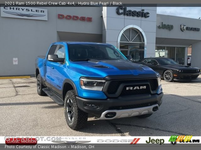 2021 Ram 1500 Rebel Crew Cab 4x4 in Hydro Blue Pearl