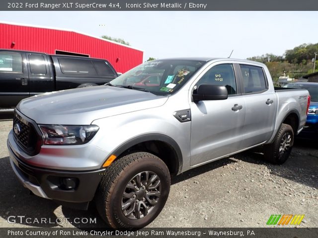 2022 Ford Ranger XLT SuperCrew 4x4 in Iconic Silver Metallic
