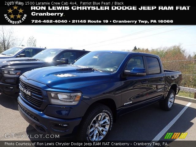 2023 Ram 1500 Laramie Crew Cab 4x4 in Patriot Blue Pearl