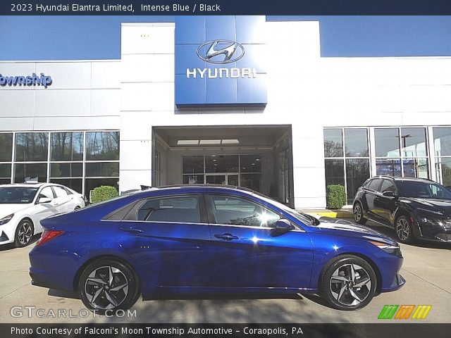 2023 Hyundai Elantra Limited in Intense Blue