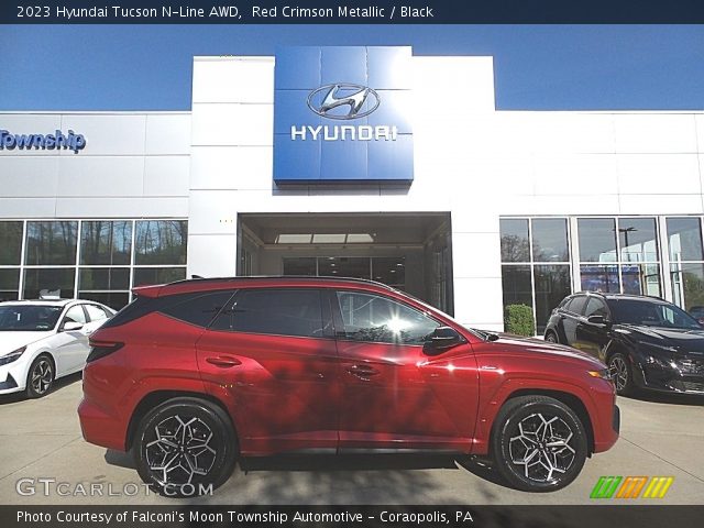 2023 Hyundai Tucson N-Line AWD in Red Crimson Metallic