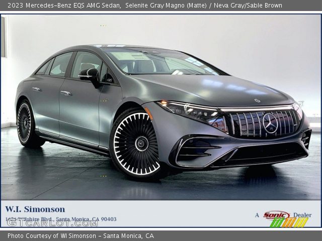 2023 Mercedes-Benz EQS AMG Sedan in Selenite Gray Magno (Matte)