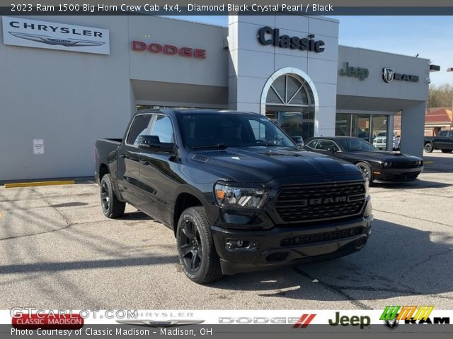 2023 Ram 1500 Big Horn Crew Cab 4x4 in Diamond Black Crystal Pearl