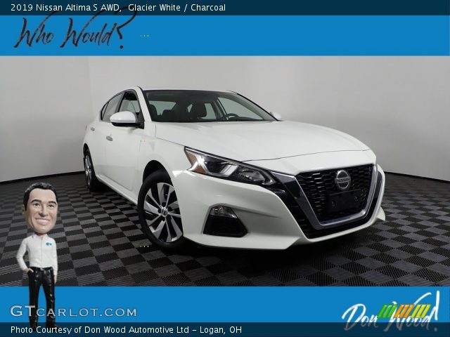 2019 Nissan Altima S AWD in Glacier White