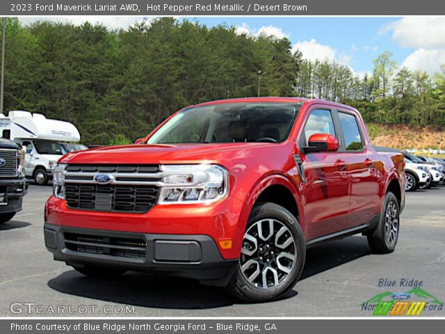 2023 Ford Maverick Lariat AWD in Hot Pepper Red Metallic
