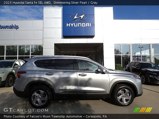 2023 Hyundai Santa Fe SEL AWD in Shimmering Silver Pearl