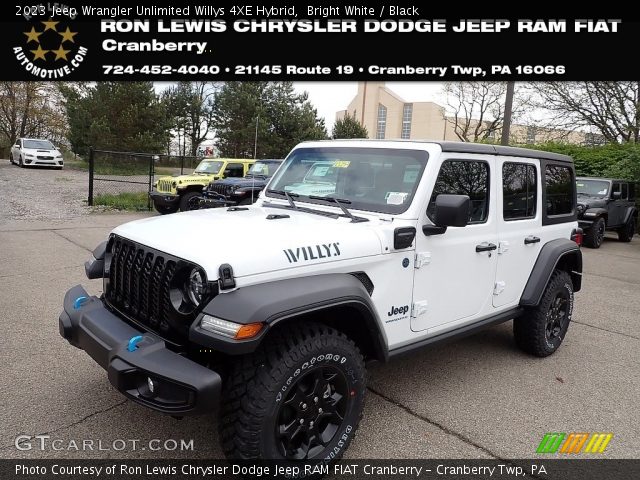 2023 Jeep Wrangler Unlimited Willys 4XE Hybrid in Bright White