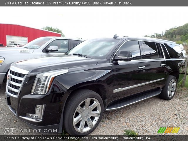 2019 Cadillac Escalade ESV Premium Luxury 4WD in Black Raven