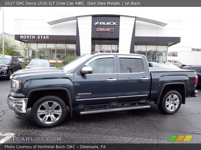 2017 GMC Sierra 1500 SLT Crew Cab 4WD in Dark Slate Metallic