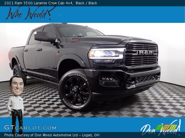 2021 Ram 3500 Laramie Crew Cab 4x4 in Black