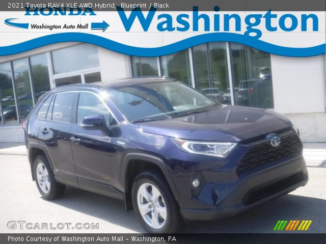 2021 Toyota RAV4 XLE AWD Hybrid in Blueprint