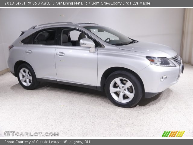 2013 Lexus RX 350 AWD in Silver Lining Metallic