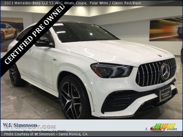 2021 Mercedes-Benz GLE 53 AMG 4Matic Coupe in Polar White
