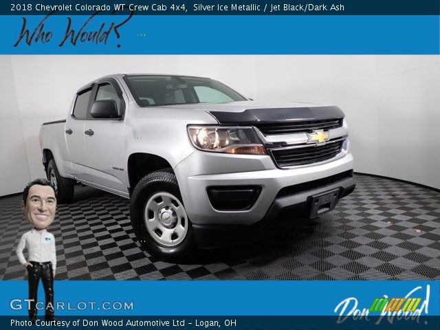 2018 Chevrolet Colorado WT Crew Cab 4x4 in Silver Ice Metallic