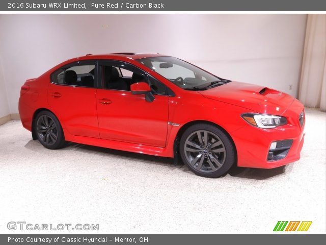 2016 Subaru WRX Limited in Pure Red