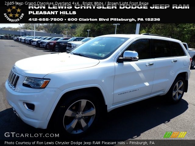 2015 Jeep Grand Cherokee Overland 4x4 in Bright White